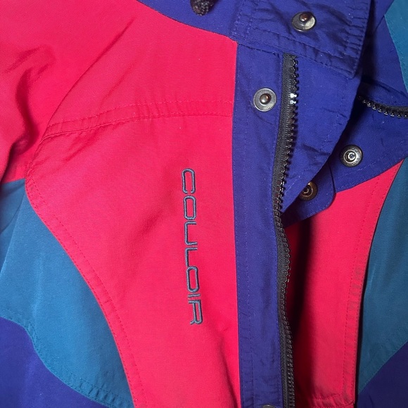 Vintage 90's Couloir multi colour ski jacket - Picture 6 of 16